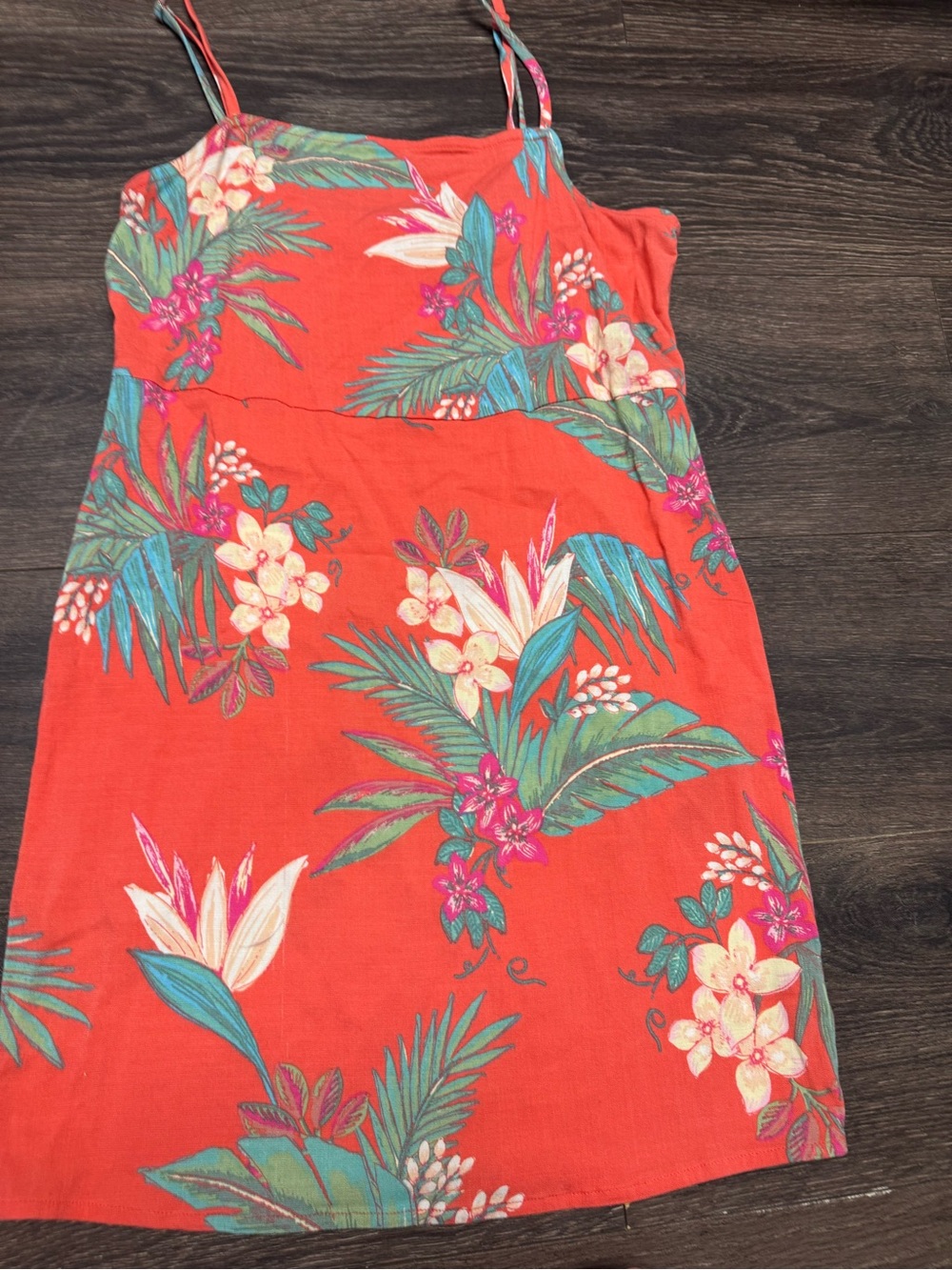 wild fable Red Tropical Floral Mini Dress
